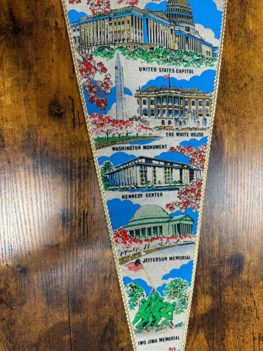 Vintage Washington, D.C. pennant Made in Japan